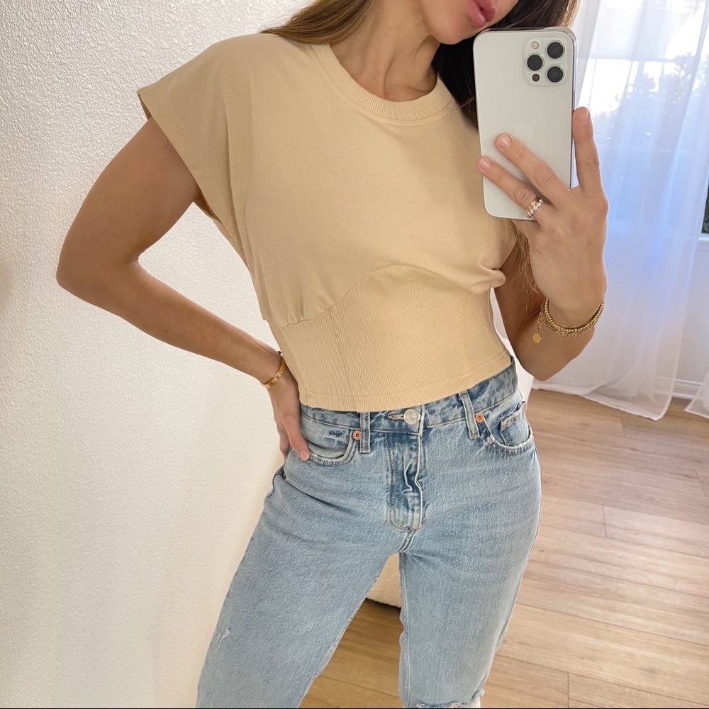 LAST • Not You’re Average Cropped Top - Picture 3 of 5